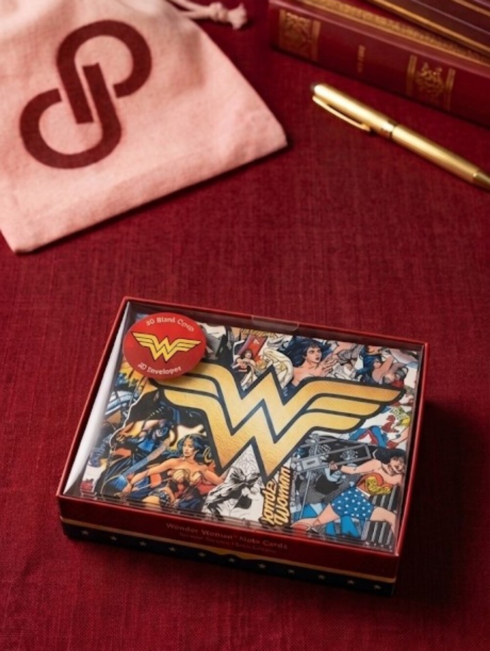 Wonderwoman Note Cards and Pen Set
